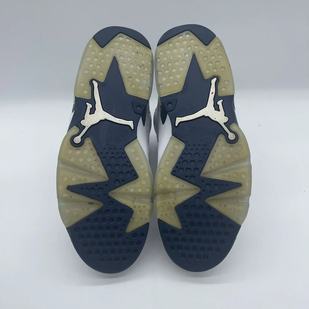 Nike CT8529-141 Air Jordan 6 Retro Men's Size 9.5 'Midnight Navy' Sneakers LEGIT